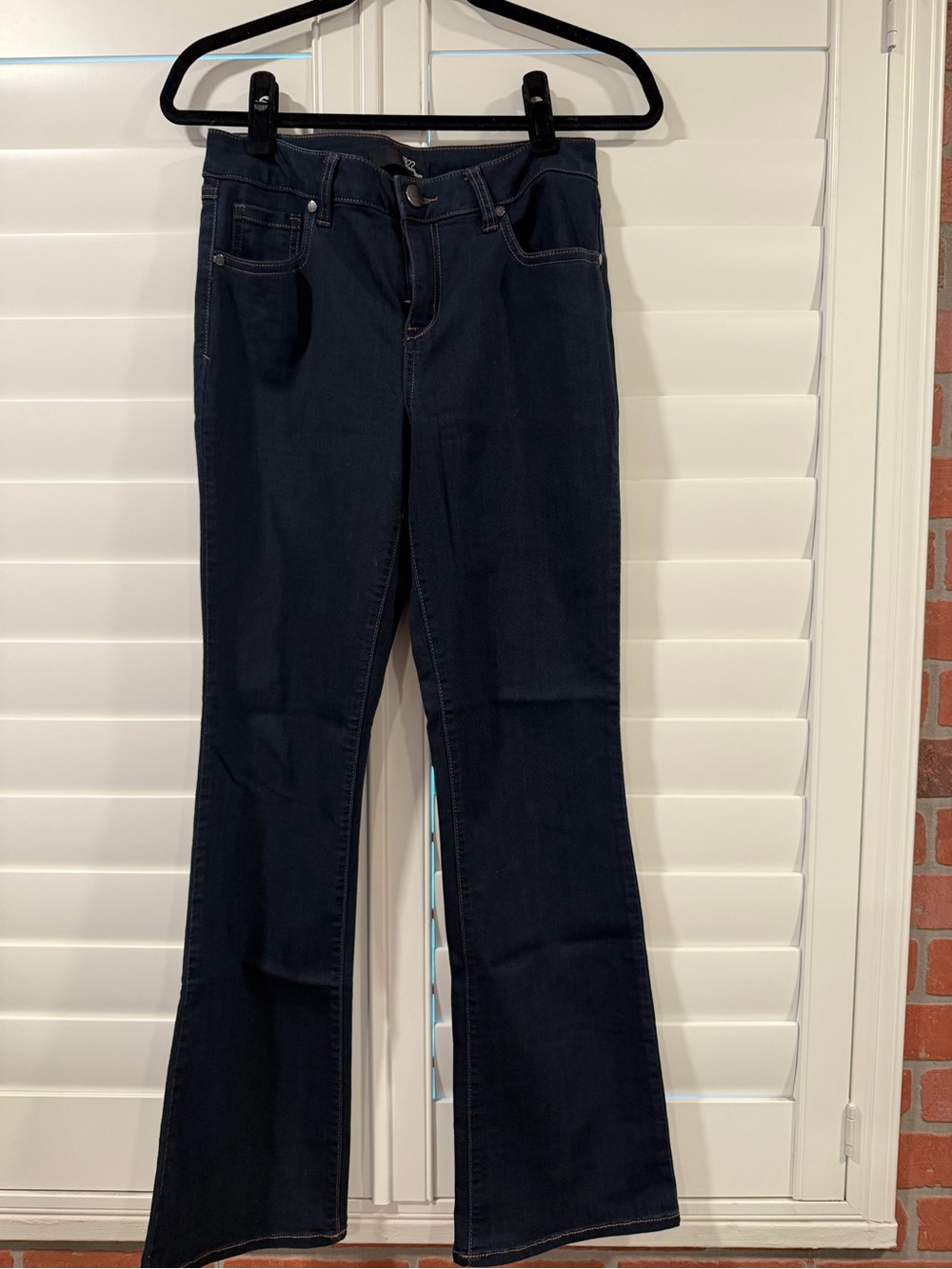 1822 Denim Dark Blue Flare Jeans